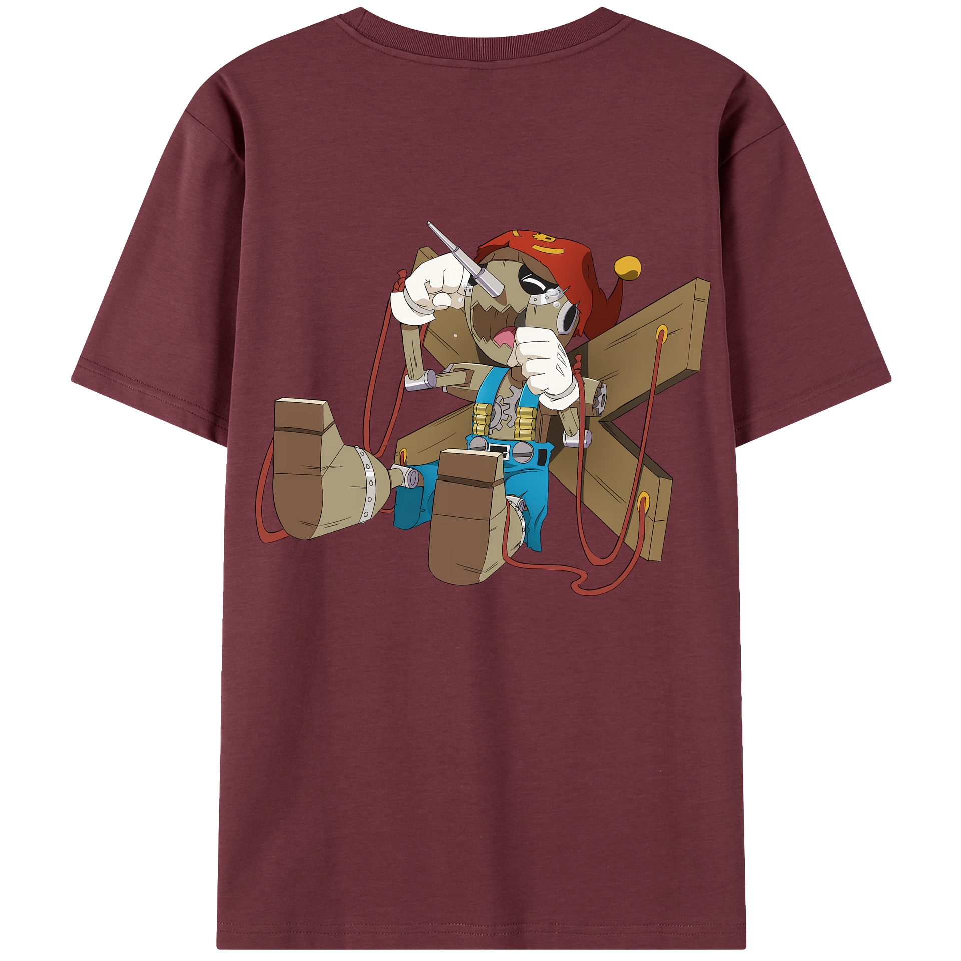 （画像用） Digimon デジタルモンスター/デジモン 綿100％半袖Tシャツ（背面プリント）